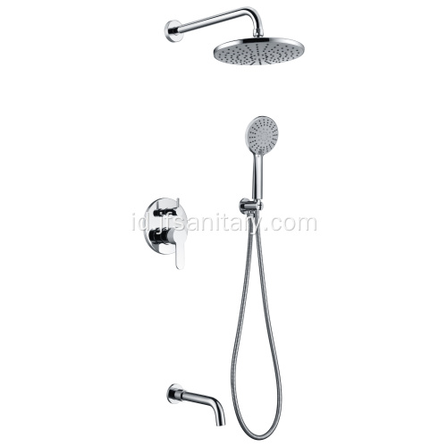 Klasik di Wall Shower Mixer dengan Aksesori